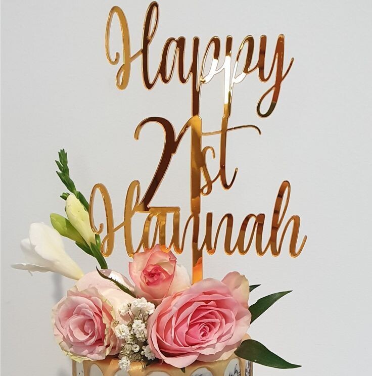 Birthday Cake Topper Design 40
