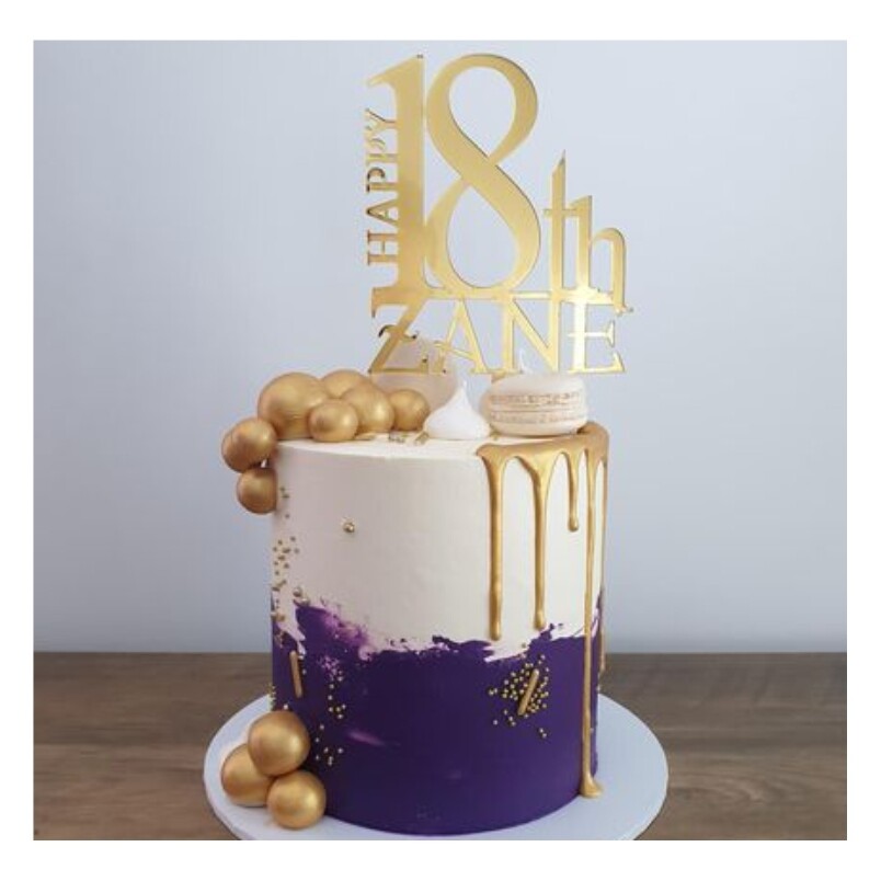 Birthday Cake Topper Design 45
