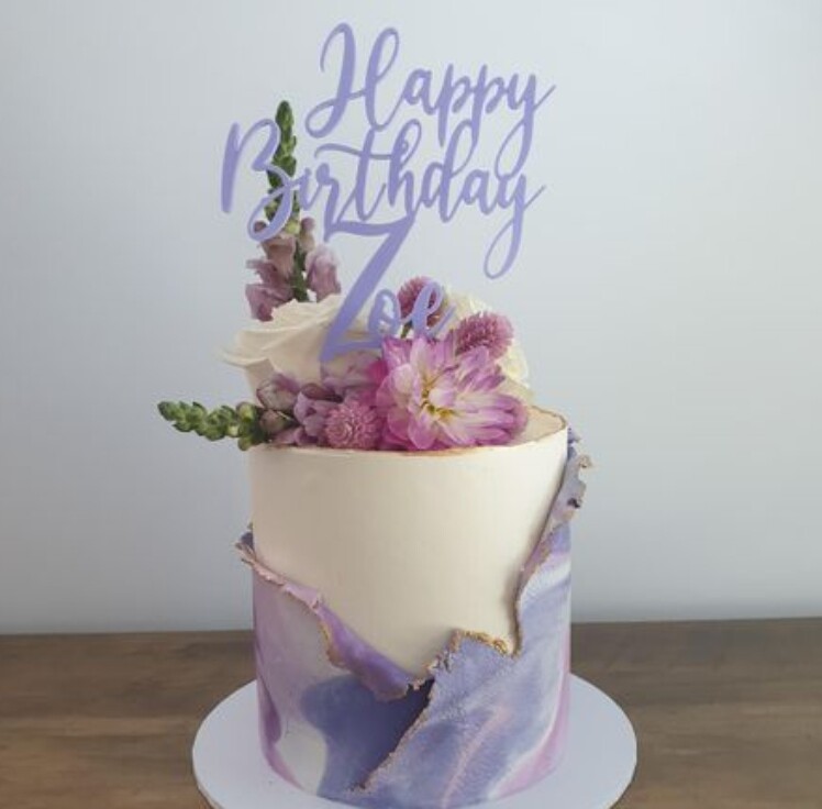 Birthday Cake Topper Design 29
