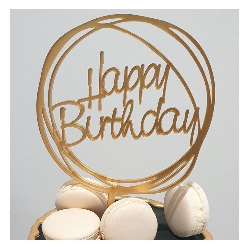 Birthday Cake Topper Design 36