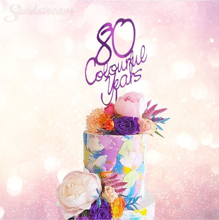 Birthday Cake Topper Design 42