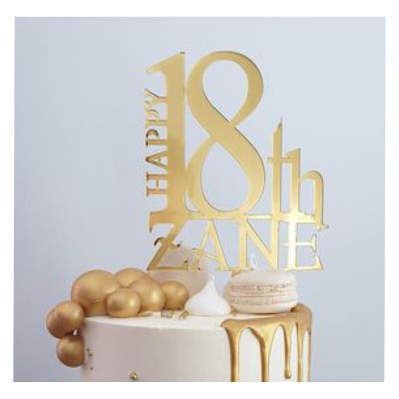 Birthday Cake Topper Design 45