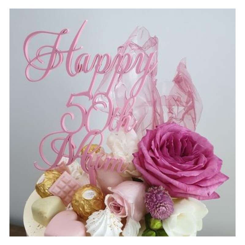 Birthday Cake Topper Design 46