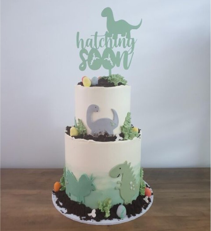 Baby Shower Hatching Cake Topper