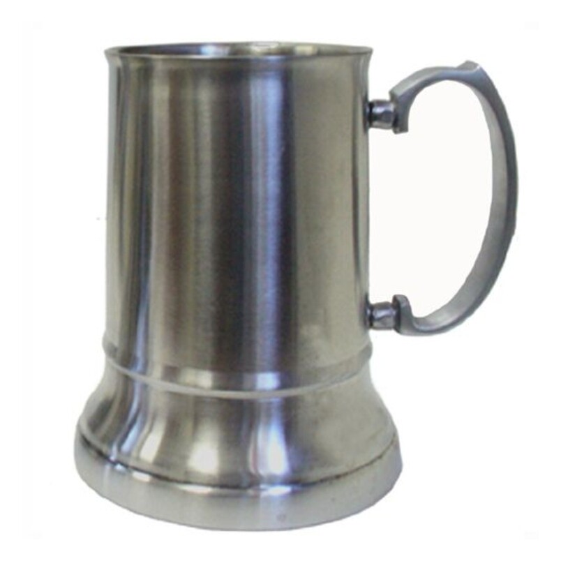 Stainless Steel Beer Mug 450mls