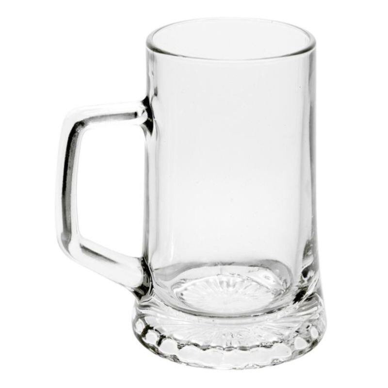 Italian Glass Beer Mug 500ml