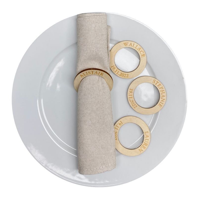 Named Napkins Rings