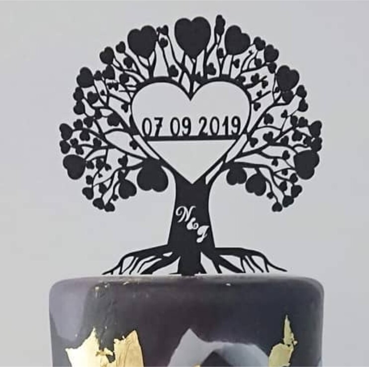 Wedding Cake Topper Design 23