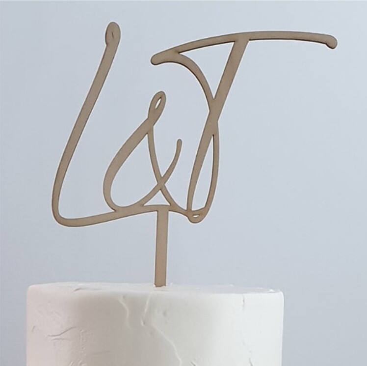 Wedding Cake Topper Design 27