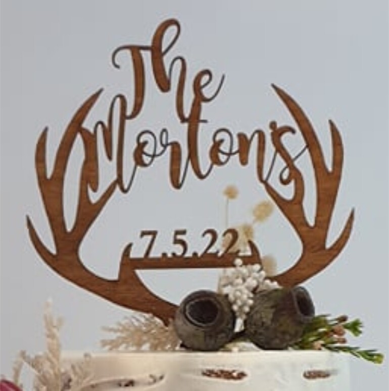 Wedding Cake Topper Design 25