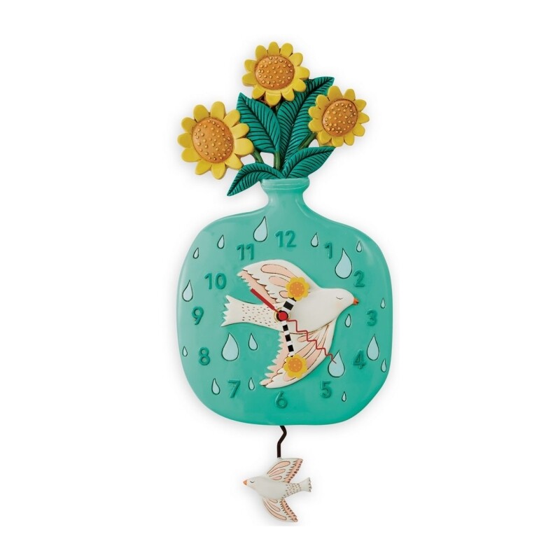 &#39;Peace &amp; Sunshine&#39; Allen Designs Pendulum Clock