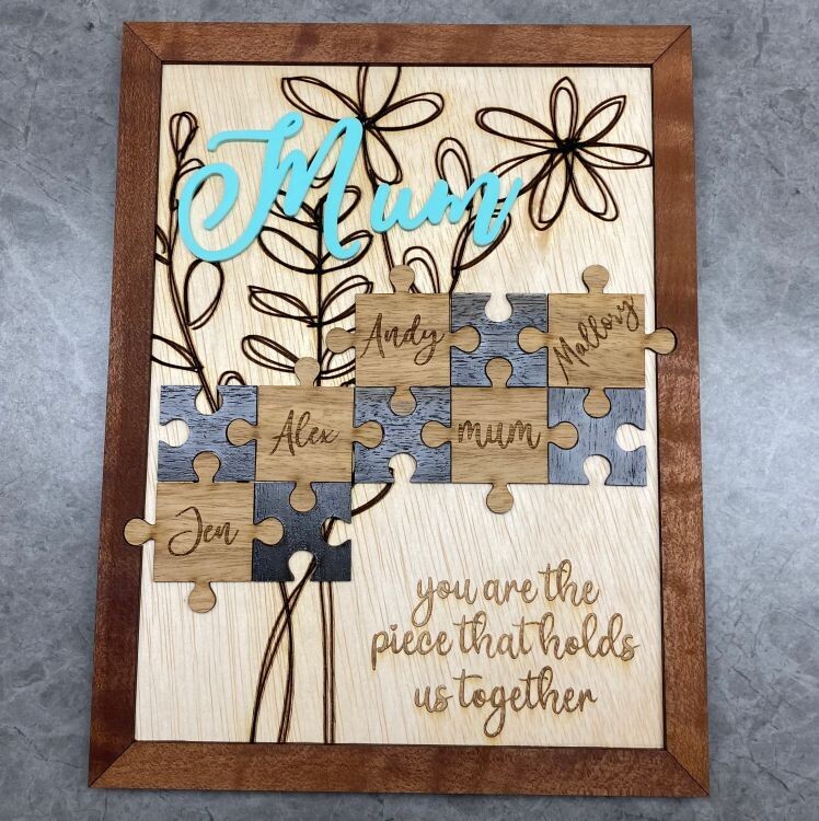 Mum Puzzle Frame