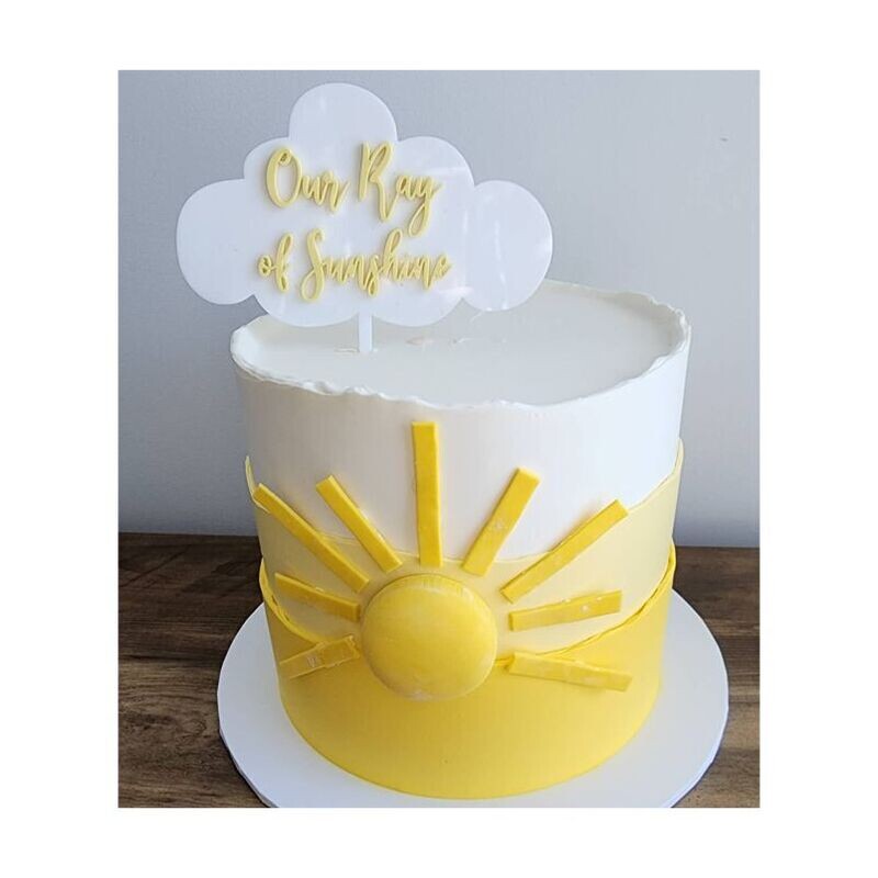 Little Ray of Sunshine Cake Topper