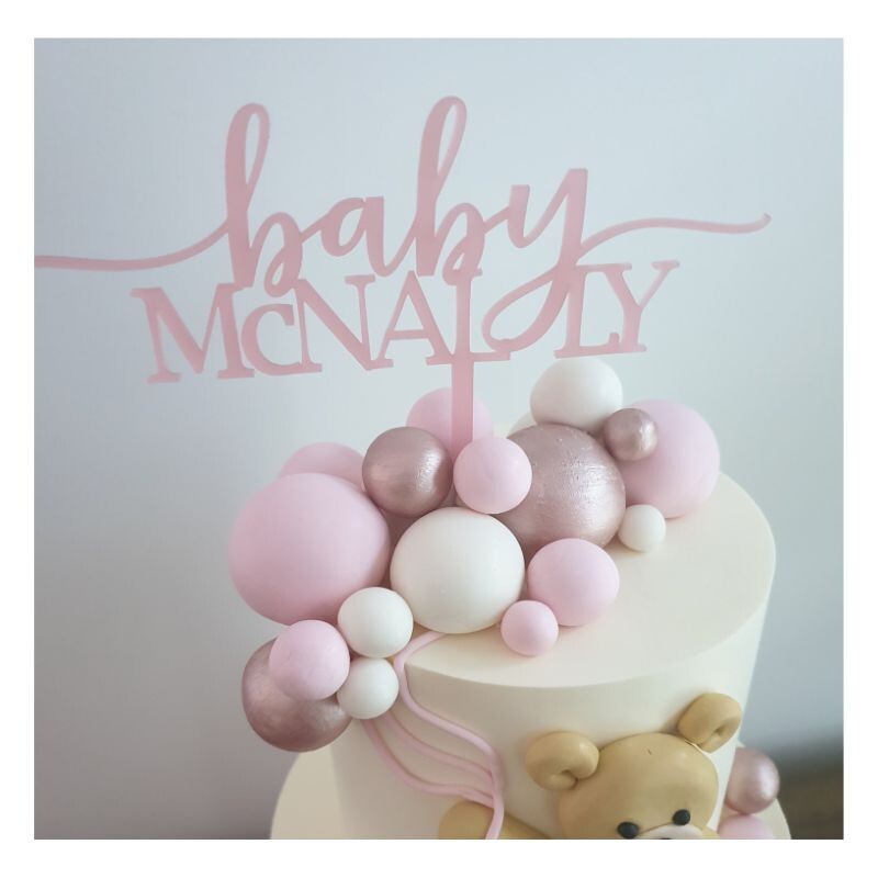 Baby Shower Cake Topper