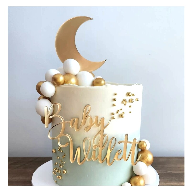 Baby Shower Cake Fropper &amp; Topper