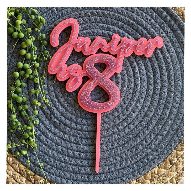 Birthday Layered Cake Topper