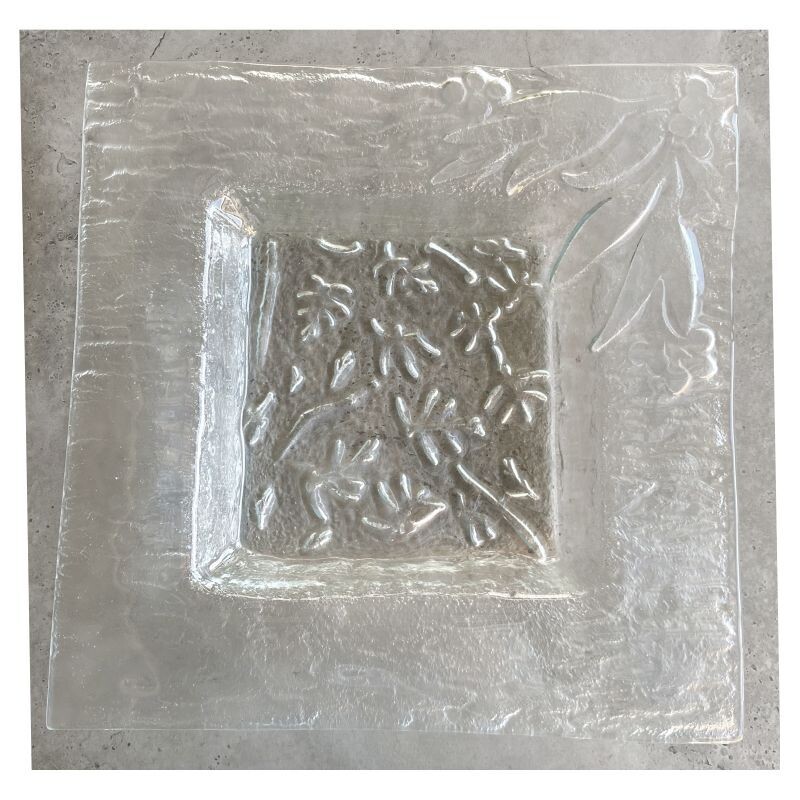 Slumped Gum Leaf Plate