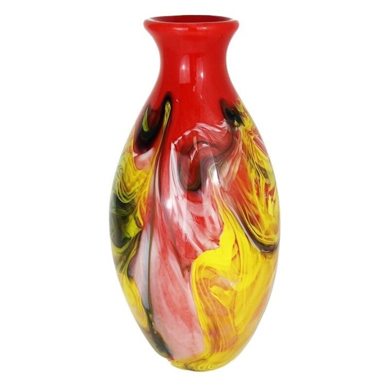 Coloured Glass Mornay Vase