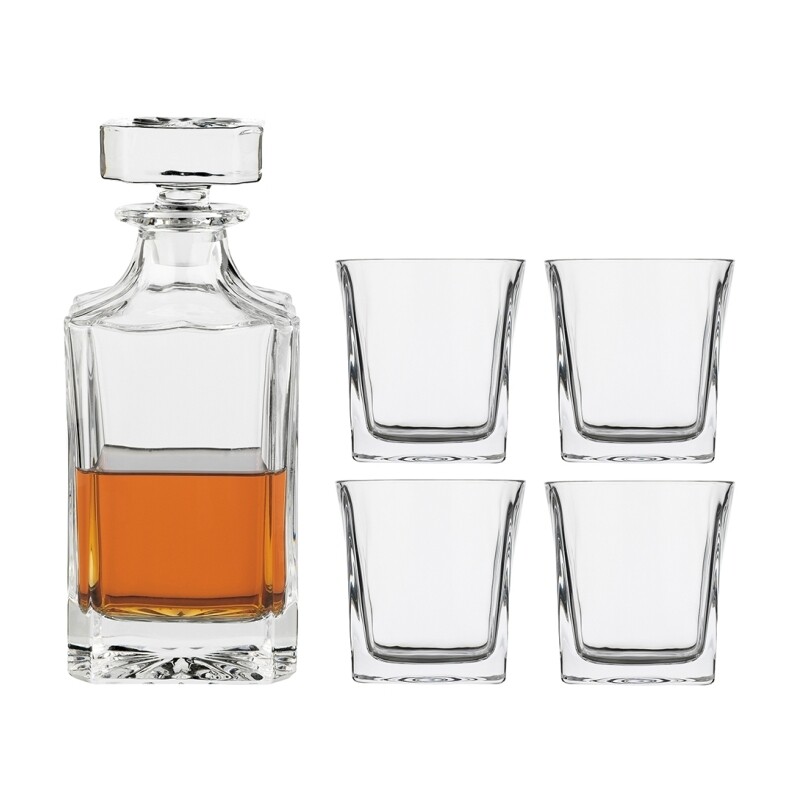 Louis Whisky Decanter 5 Pce Set