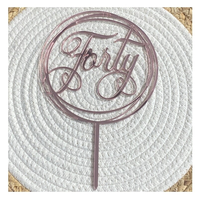 Birthday Cake Topper Design 25