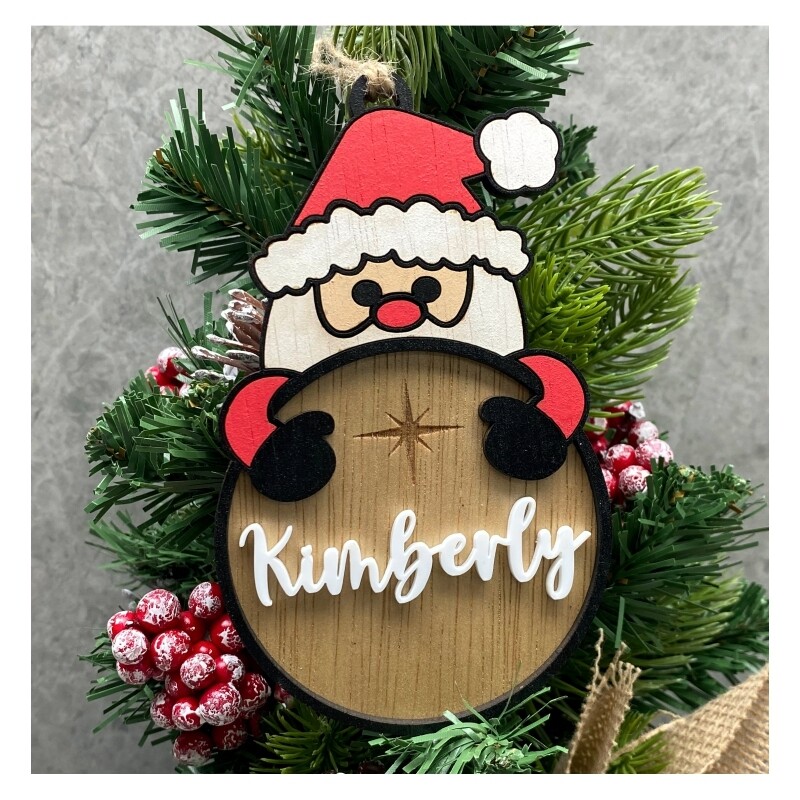 Santa Christmas Ornament