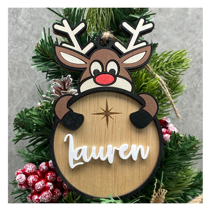 Rudolph Christmas Ornament