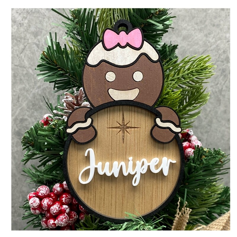 GingerGirl Christmas Ornament