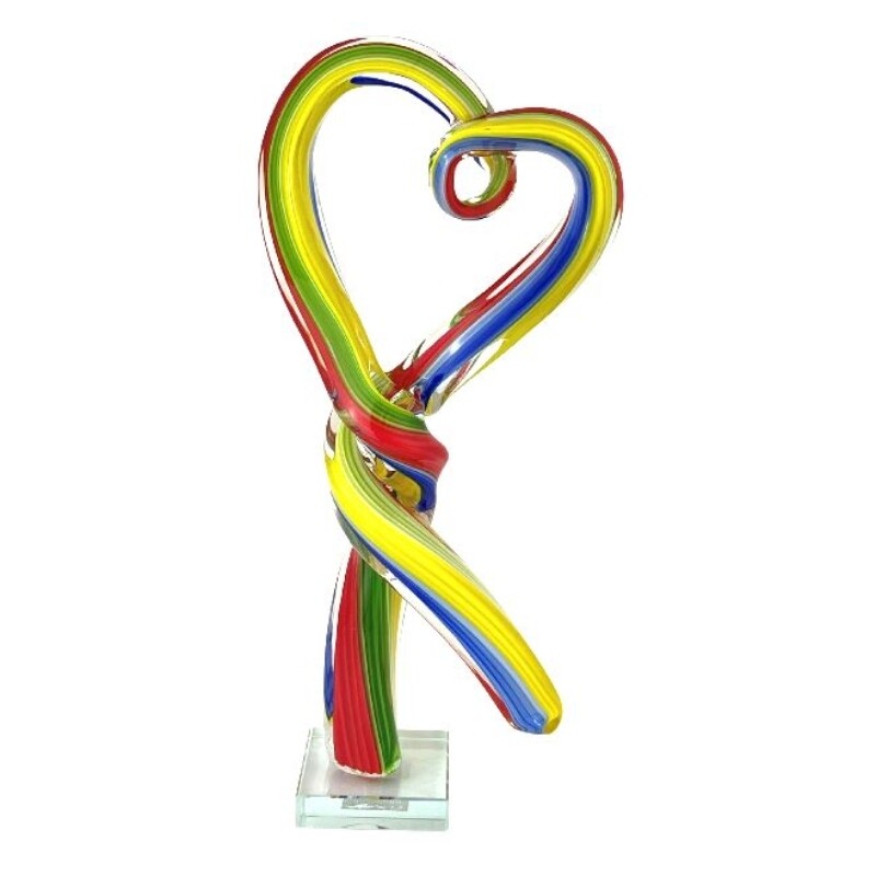 Art Glass Pride Sculpture