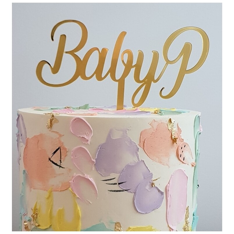 Baby Shower Cake Topper