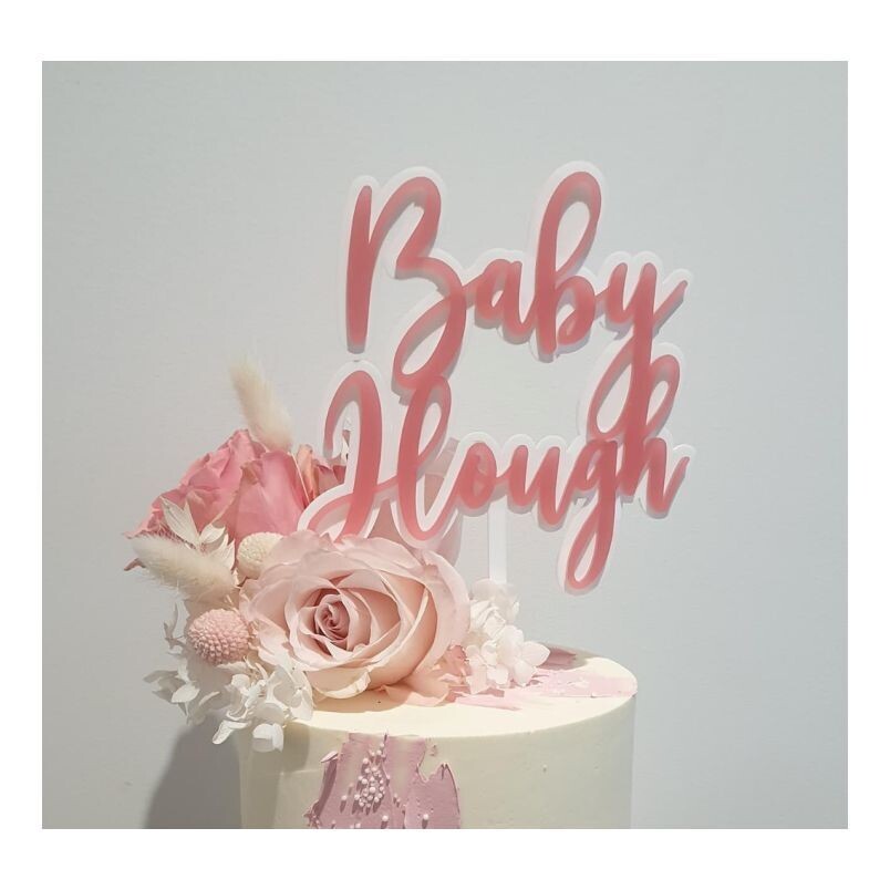 Layered Baby &#39;Surname&#39;