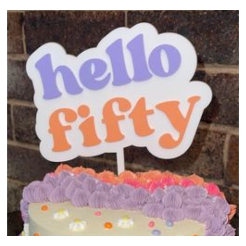 Birthday Layered Cake Topper