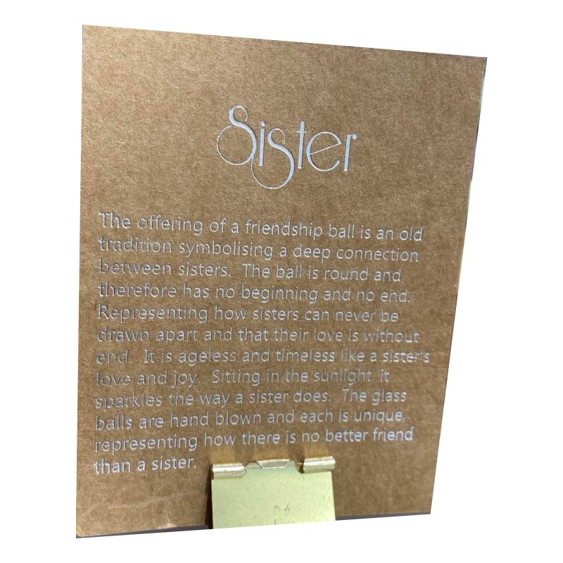 Glass Friendship Ball