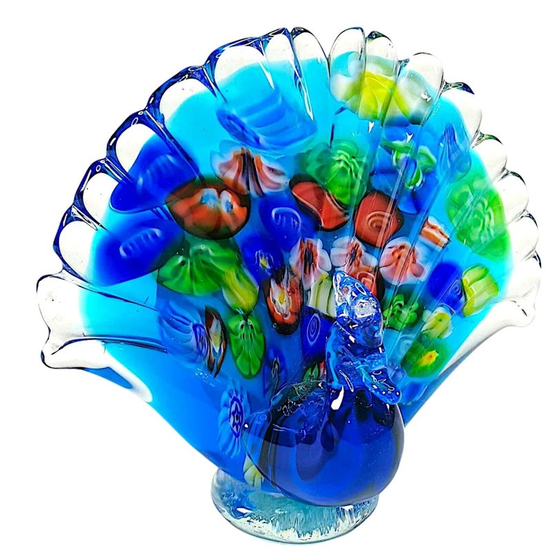 Peacock Sculpture by Zibo