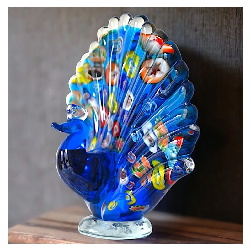 Peacock Sculpture by Zibo