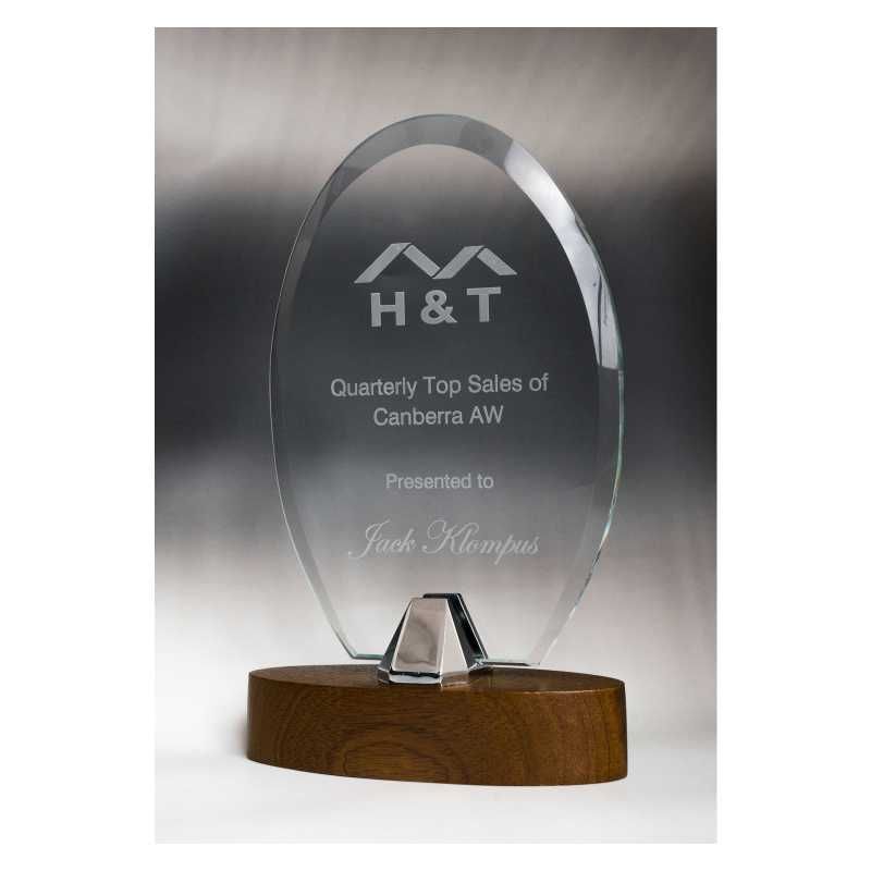 Venus Glass Oval Award