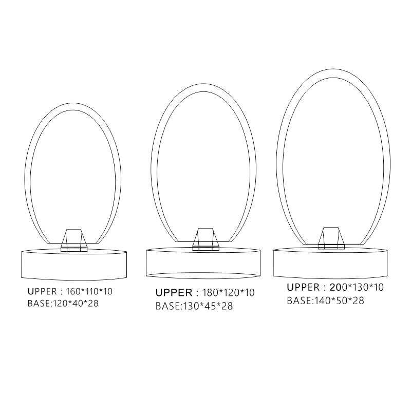 Venus Glass Oval Award