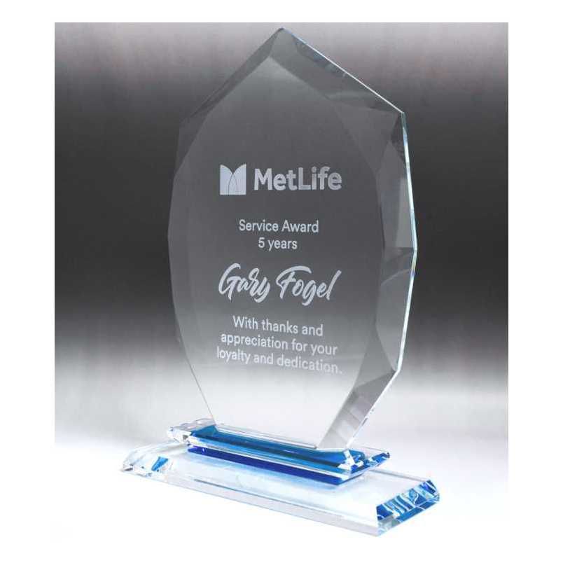 Aquamarine Glass Arch Awards