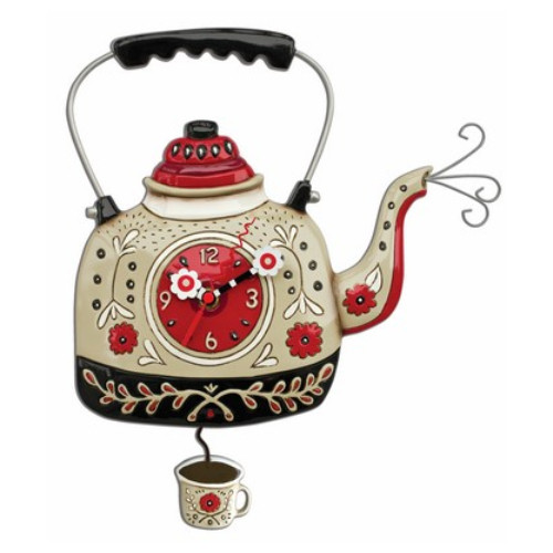 'Kettle's On' Allen Designs Pendulum Clock