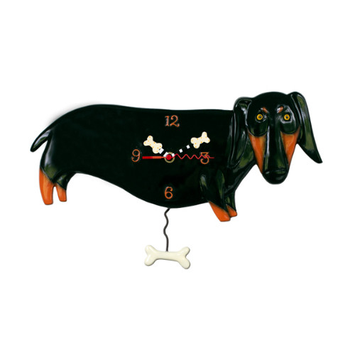 'Otis Dachshund' Allen Designs Pendulum Clock