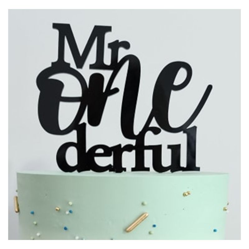 Onederful Cake Topper
