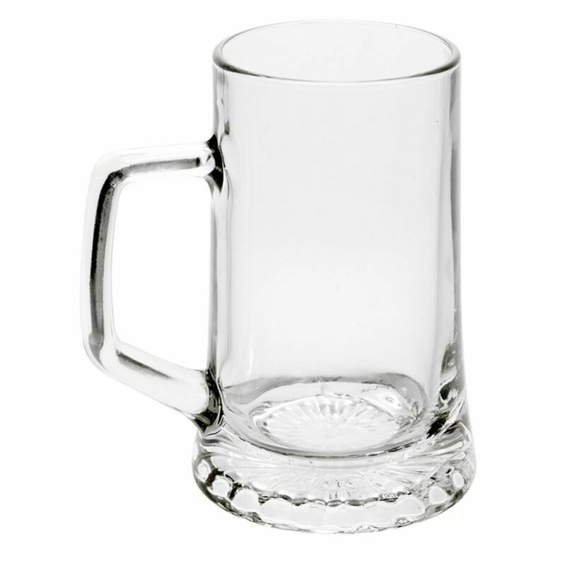 Italian Glass Beer Mug 500ml