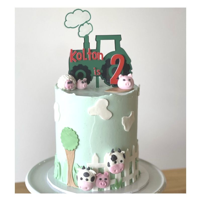 Tractor Cake Topper