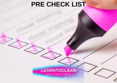 House Washing Pre Check List Download