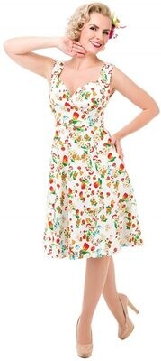 Lindy Bop Layla Red Tulip Day Dress Size 24