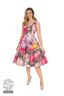 Denise Floral Swing Dress  Size 8