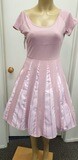 Retro Vintage Pink Fit &amp; Flare size 10