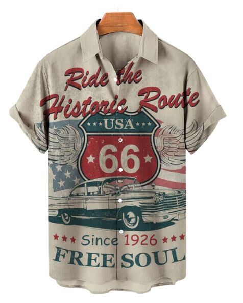 Ride The Historic Route Vintage Retro Shirt M