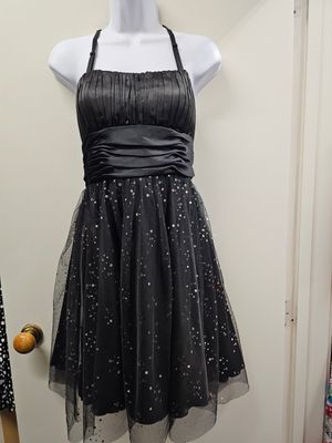 Miss Anne Black Sequin dress Size 8