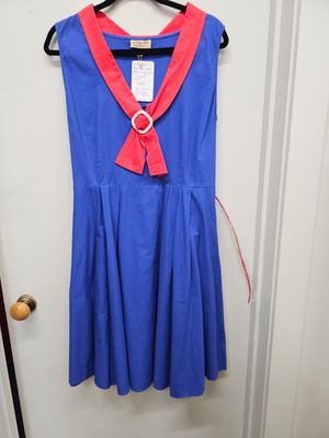 Lindy Bop Sailor Retro Vintage Dress Size 22