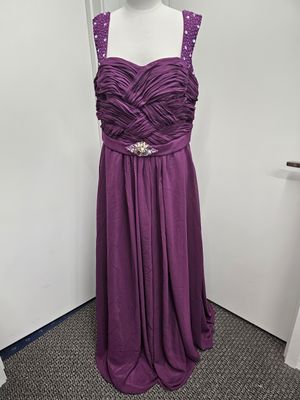 Aubergine Evening Dress Size 18/20